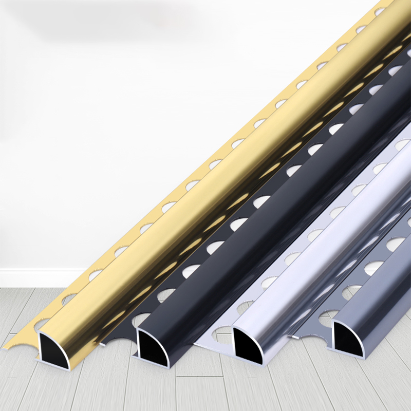 Round Corner Aluminum Alloy Tile Edge Trim