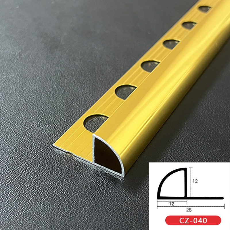 Round Corner Aluminum Alloy Tile Edge Trim