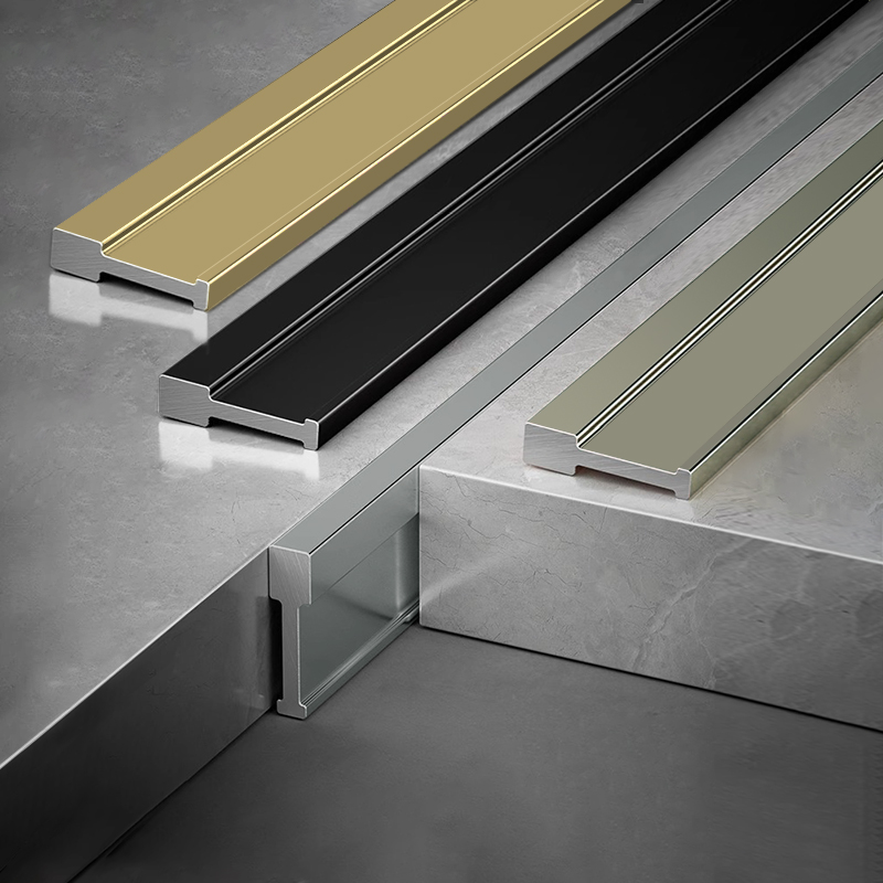 Aluminum alloy tile joint filler strip