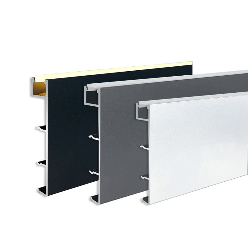 Upward-lit baseboard