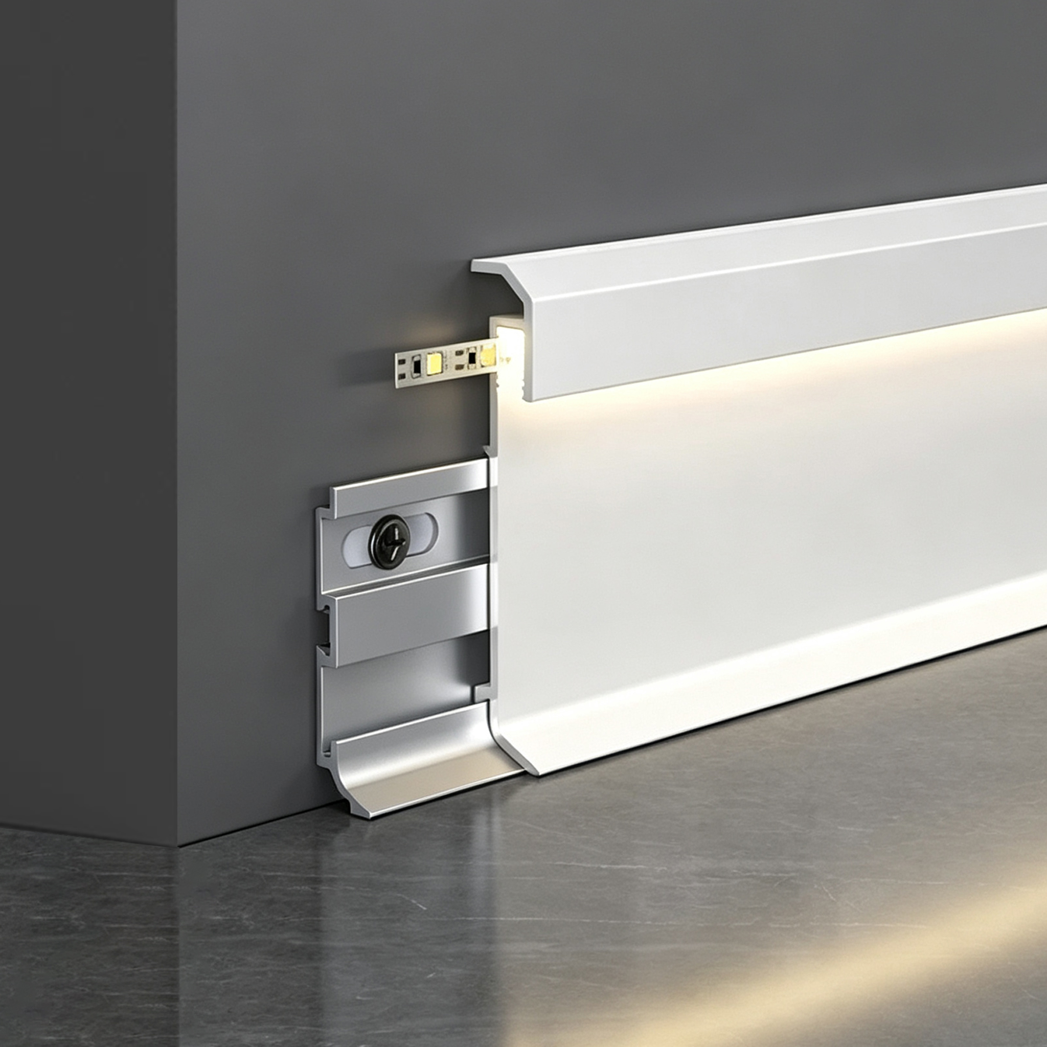 Downlight skirting board (clip-on type)