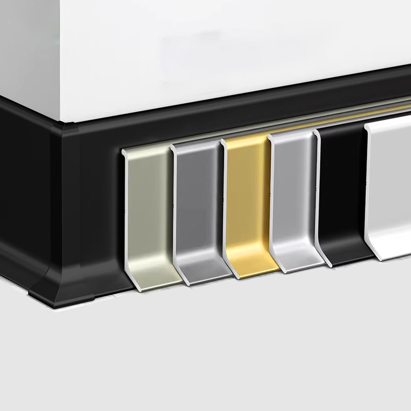 Glue-on baseboard