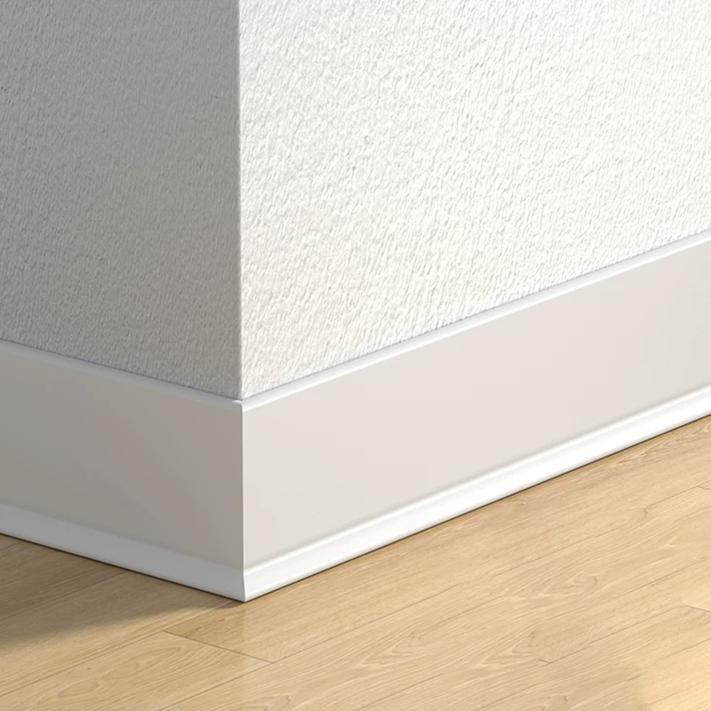 Glue-on baseboard