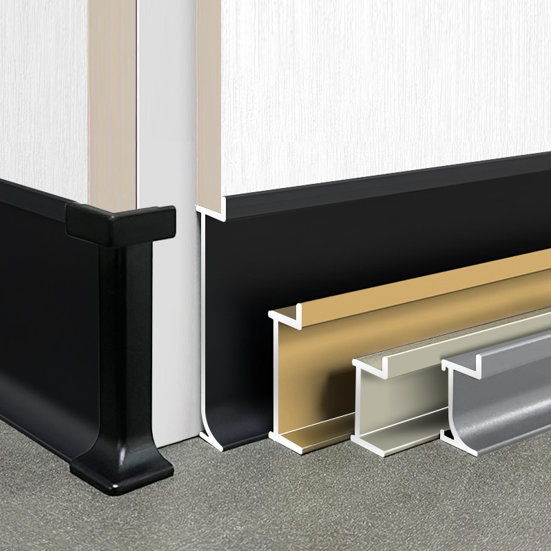 Recessed baseboard